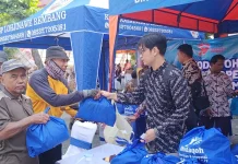 Hari Koperasi di Rembang Diwarnai Aksi Sosial dan Ngralisi Lontong Tuyuhan