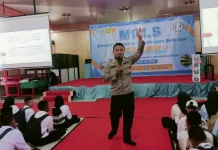 Isi MPLS, Polsek Gubug Bentengi Siswa Baru dari Narkoba dan Kenakalan Remaja