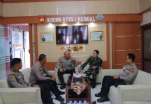 Kapolres Kendal Kunjungi Kodim, Sinergi TNI-Polri Makin Solid