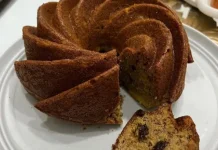Resep Banana Cake Less Sugar yang Mempesona