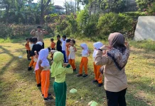 Lewat Outbound, SDN Tugurejo 03 Latih Kepemimpinan dan Percaya Diri Murid Baru