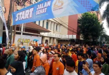 Dies Natalis Ke-45 UPGRIS, Ribuan Peserta Meriahkan Jalan Sehat