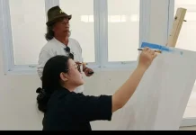 Gabungan Seniman Borobudur  Menggelar Pelatihan Melukis Bagi Pelukis Pemula