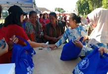 Bakti Sosial PSMTI Magelang, Ringankan Beban Ekonomi Masyarakat