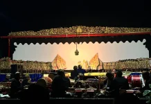 Lakon Sayembara Manthili Warnai Pagelaran Wayang Kulit di RRI Semarang