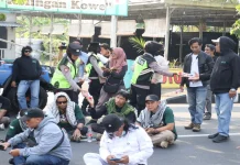 Terjunkan 311 Personel, Polres Purworejo Kawal Demonstrasi Tanpa Senpi