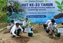Regenerasi Mata Air Bismo, PUDAM Batang Intensifkan Penanaman Pohon