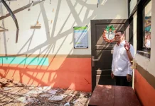 Atap SDN Sendangmulyo Semarang Roboh, Pemprov Jateng Bangun Kembali Ruang Kelas