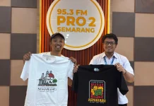 UMKM MasRT9 Kenalkan Ikon Wisata Semarang Lewat Kaos Kreatif