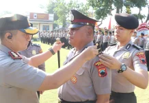 Pimpin Upacara Kenaikan Pangkat Anggotanya, Ini Pesan Kapolres Kudus