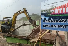 Jalan Pattimura Pasar Batang Bakal Jadi Ruang Terbuka Hijau, 74 Kios Ditertibkan
