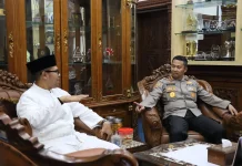 Hari Pertama Dinas, Kapolresta Sowan Bupati Batang