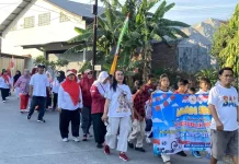 Jalan Sehat Jadi Cara Warga Meriahkan HUT RI