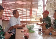 Cegah Karhutla, Perhutani Telawa Gandeng Koramil 18 Kemusu