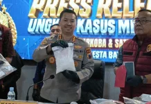 Polresta Batang Berhasil Amankan Pengedar Sabu 779 Gram