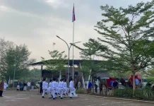 Uniknya Peringatan HUT RI di Beach Safari Batang, Satwa Ikut Upacara