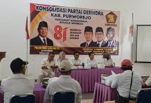 Gerindra Purworejo Targetkan 12 Kursi DPRD dan Dukungan Penuh untuk Prabowo