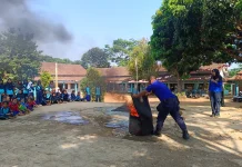 Damkar Kendal Latih Siswa SD Jadi Agen Pencegahan Kebakaran di Rumah