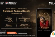 Nonton Andrea Bocelli Makin Istimewa, BNI Tawarkan Diskon Tiket hingga Travel