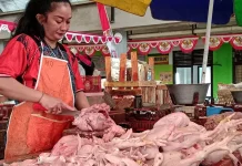 Harga Daging Ayam Potong di Pasar Rejowinangun Magelang Tembus Rp 45 Ribu per Kg