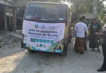 MWC NU Margoyoso Salurkan Bantuan Air