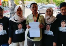 Keluarga Korban Penganiyaan Tongtek Datangi Polresta Pati