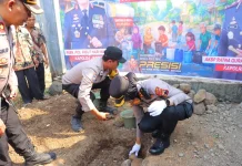 Polres Kendal Fasilitasi Pembangunan Sumur Bor di Dukuh Sirowo Sidomakmur