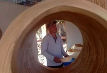 Kerajinan Kap Lampu Bambu dari Desa Kebonsari Borobudur Tembus Pasar Singapura