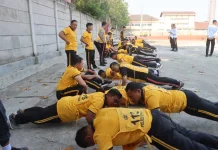 Hadapi Tantangan Tugas, Polres Demak Uji Kebugaran Personel