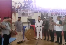 Kejuaraan Taekwondo Bupati Cup Antarpelajar Diikuti 572 Peserta