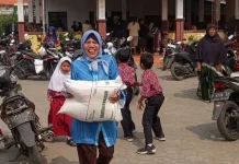Harga Beras Tinggi, 1.473 KPM Purwosari Terima Bantuan 30 Kg Beras
