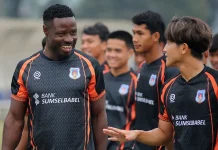 Kebugaran Belum Maksimal, Kenneth Ngwoke Tunda Debut di Sumsel United