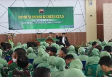 Kesehatan Jadi Modal Bertugas, Prajurit Kodim Batang Diberi Edukasi Nutrisi