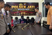 Polisi Kudus Amankan 5 Remaja Membawa Sajam