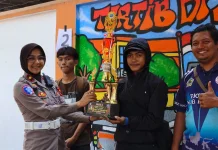 HUT ke-71 Polantas, Pelajar Batang Adu Kreativitas Mural