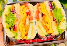 Resep Wanpaku Sandwich dengan Isian Ayam, Telur, Sayur