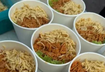 Peluang Jualan Nasi Pindang Ayam Suwir Kemasan Cup