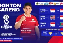Dukung Timnas Indonesia, Pemprov Jateng Fasilitasi Nobar Gratis FIFA ASEAN Cup