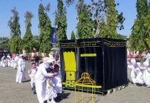 Belajar Ibadah Sejak Dini, 420 Anak PAUD Muslimat NU Kendal Praktik Manasik Haji