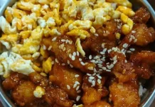 Nagihnya Rice Bowl Chicken Teriyaki with Scramble Egg
