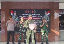 Dandim Karanganyar Tutup Lomba Pelajar, Tekankan Karakter Generasi Muda