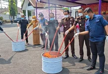 Juni - September, Kejari Kabupaten Pekalongan Musnahkan 22 Barang Bukti Perkara
