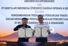 Daop 4 Semarang dan Undip Perkuat Kolaborasi Pendidikan, Riset, dan Pengabdian