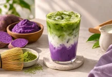 Ube Matcha Latte, Perpaduan Ungu-Hijau yang Sedang Naik Daun