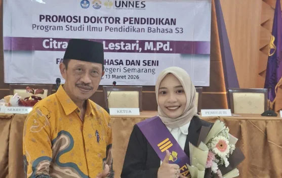 Dosen UIN Walisongo Raih Gelar Doktor Fakultas Bahasa dan Seni Unnes