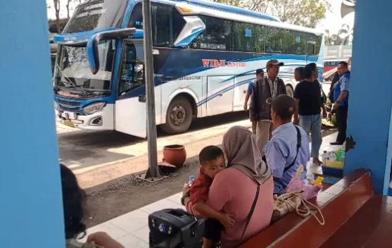 H-5 Lebaran, Kepadatan Terminal Sleko Pati Masih Normal