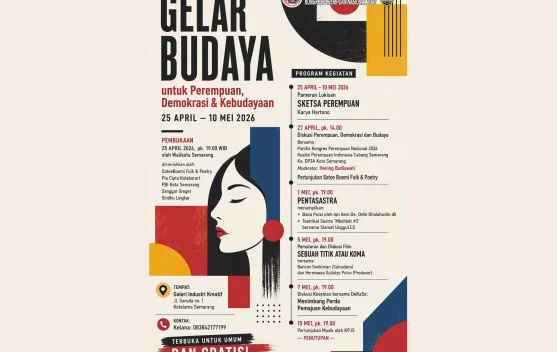 Gelar Budaya di Semarang, Konsorsium Kerja Budaya Suarakan Isu Perempuan