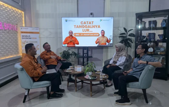 Manfaatkan Podcast, Cara Asyik BPS Batang Sosialisasikan Sensus Ekonomi