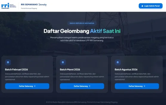 Transformasi Digital Magang RRI Semarang Karya Peserta Magang - RRI.co.id