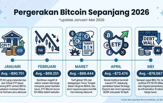 Bitcoin Terkoreksi Pasca FOMC, Investor Diminta Tetap Fokus pada Fundamental